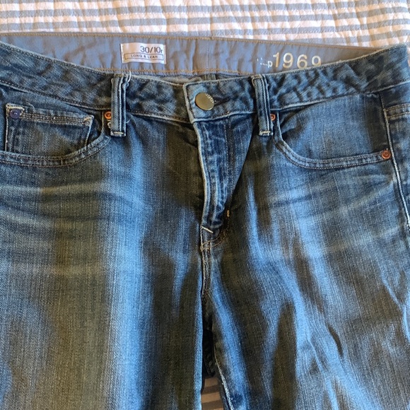 GAP 1969 distressed long and lean jeans - Picture 2 of 4